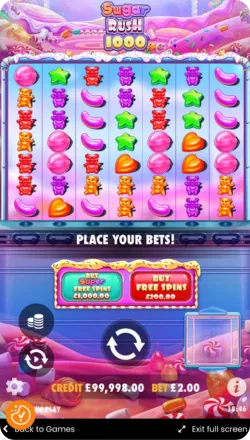 Sugar Rush 1000 мобильное приложение скриншот